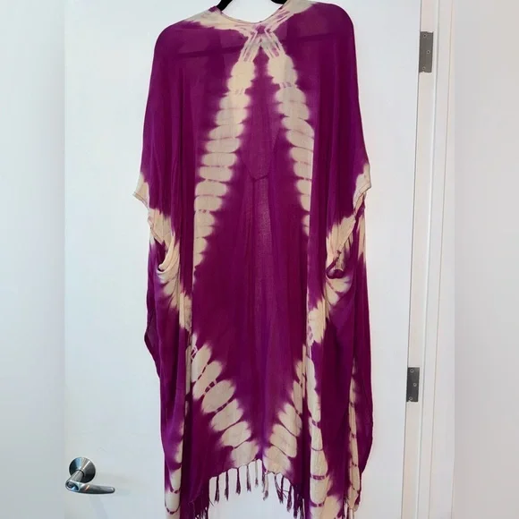 Michael Stars Tie Dye Coverup | One Size - Picture 4 of 6